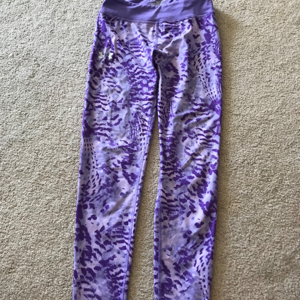 Under Armour Patterned Girls Leggings